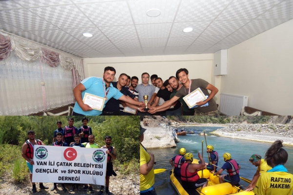 Çatak Belediye Spor Rafting Takımı Türkiye şampiyonasında