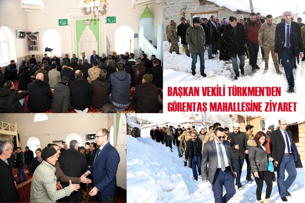 Başkan Vekili Türkmen’den Görentaş Mahallesine Ziyaret