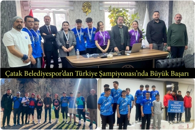 &Ccedil;atak Belediyespor&rsquo;dan T&uuml;rkiye Şampiyonası&rsquo;nda B&uuml;y&uuml;k Başarı