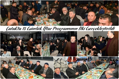 &Ccedil;atak&rsquo;ta 15 G&uuml;nl&uuml;k İftar Programının İlki Ger&ccedil;ekleştirildi