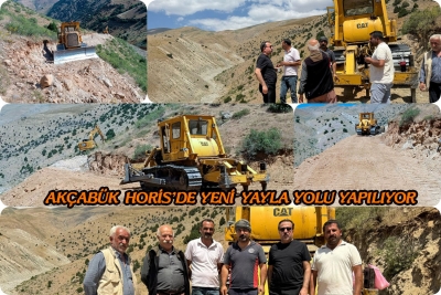 Ak&ccedil;ab&uuml;k Horis&rsquo;de Yeni Yayla Yolu Yapılıyor