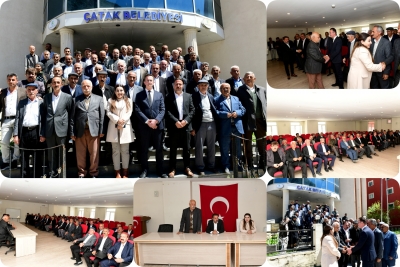 Konalga Mahalle Muhtarından Eş Başkanlar Eraslan ve Baran&rsquo;a Hayırlı olsun Ziyareti