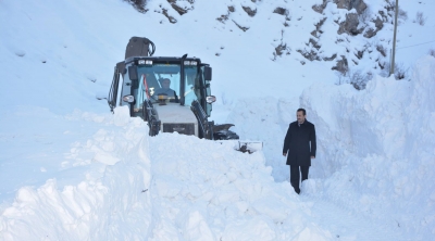 Korulu Mahallesi Yolunda &Ccedil;ığ