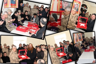 Orgeneral &Ccedil;etin'den Şehit Ailelerine Taziye Ziyareti