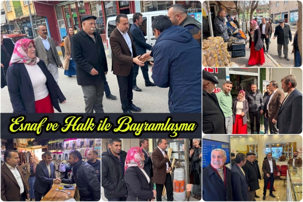 Esnaf ve Halk ile Bayramlaşma