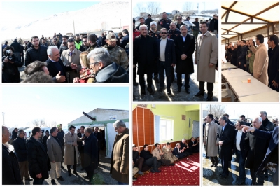 Başkan Şeylan'dan Depremzedelere Ziyaret