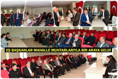 Eş Başkanlar Mahalle Muhtarlarıyla Bir Araya Geldi