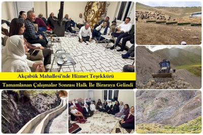 Ak&ccedil;ab&uuml;k Mahallesi&rsquo;nde Hizmet Teşekk&uuml;r&uuml;