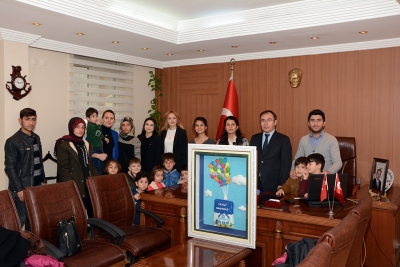 Minik &Ouml;ğrencilerden Başkan Akg&uuml;l&rsquo;e Anlamlı Teşekk&uuml;r