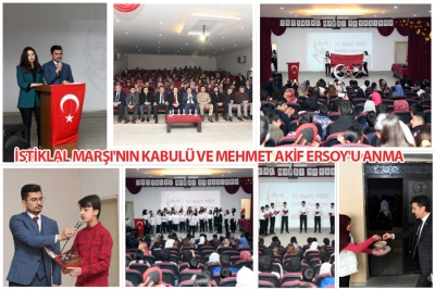 İstiklal Marşı'nın Kabul&uuml; ve Mehmet Akif Ersoy'u Anma G&uuml;n&uuml;