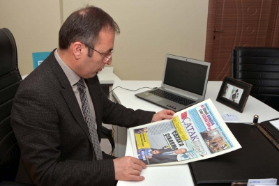 Belediye Gazetemizin İkinci Sayısına B&uuml;y&uuml;k İlgi