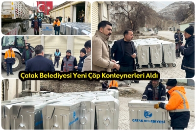 &Ccedil;atak Belediyesi Yeni &Ccedil;&ouml;p Konteynerleri Aldı