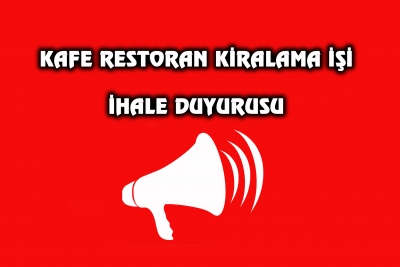 &Ccedil;atak Belediye Başkanlığı Kafe Restoran Kiralama İhalesi