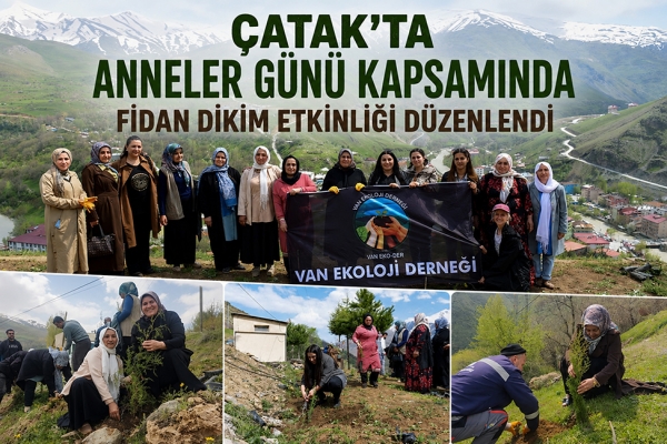 &Ccedil;atak&rsquo;ta Anneler G&uuml;n&uuml; Kapsamında Fidan Dikim Etkinliği D&uuml;zenlendi