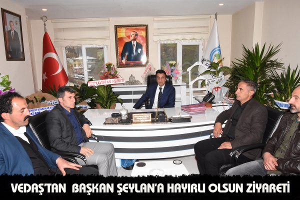 VEDAŞ&rsquo;tan&nbsp; Başkan Şeylan&rsquo;a Hayırlı olsun Ziyareti