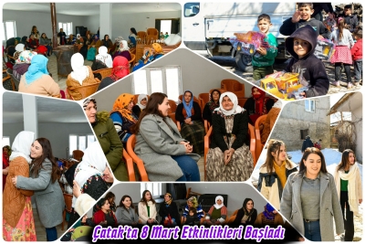 &Ccedil;atak'ta 8 Mart Etkinlikleri Başladı