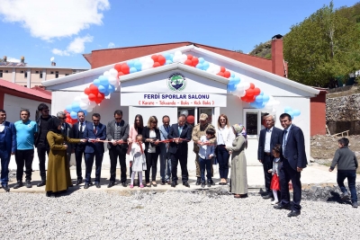 &Ccedil;atak'ta Ferdi Sporlar Salonu A&ccedil;ıldı