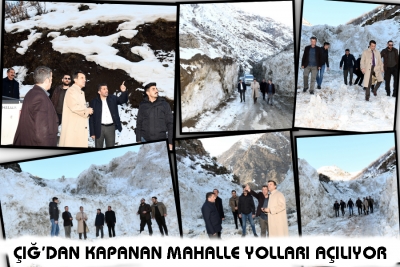 &Ccedil;atak&rsquo;ta &Ccedil;ığ&rsquo;dan Kapanan Mahalle Yolları A&ccedil;ılıyor