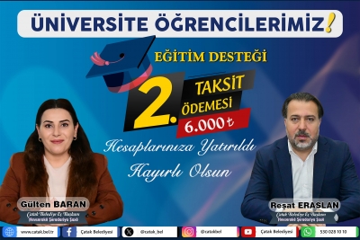Eğitim Desteği 2. Taksitleri &Ouml;ğrencilerin Hesabına Yatırıldı