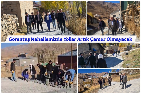 G&ouml;rentaş Mahallemizde Yollar Artık &Ccedil;amur Olmayacak