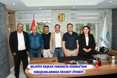Belediye Başkan Yardımcısı Durmaz&rsquo;dan Eşbaşkanlarımıza Nezaket Ziyareti