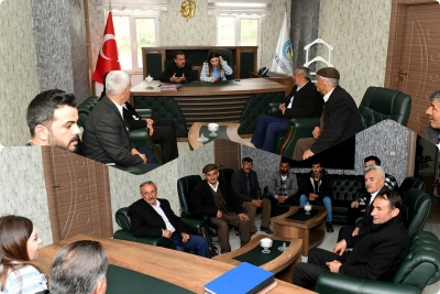 İşnaz Ailesinden Eş Başkanlar Eraslan ve Baran&rsquo;a Hayırlı olsun Ziyareti